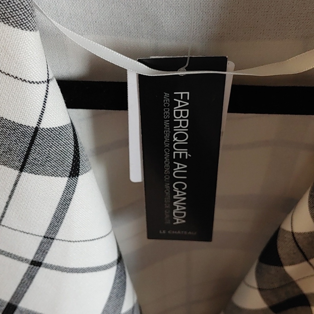 NWT Le Chateau Plaid Waterfall Collar Blazer Jacket - Picture 7 of 12